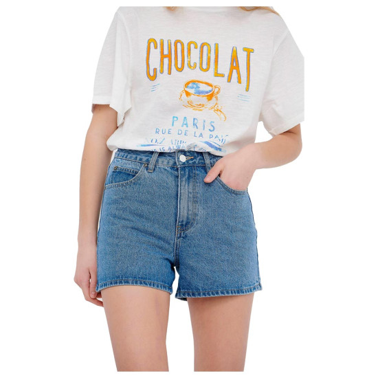Funky Buddha Γυναικείο σορτς jean Funky Buddha Γυναικείο σορτς jean